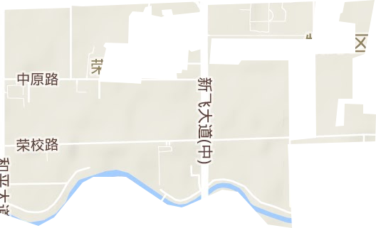 榮校路街道地形圖