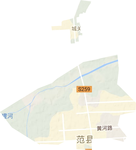 城關鎮地形圖