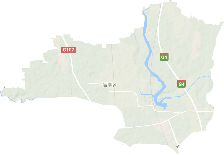 官亭鄉(xiāng)地形圖