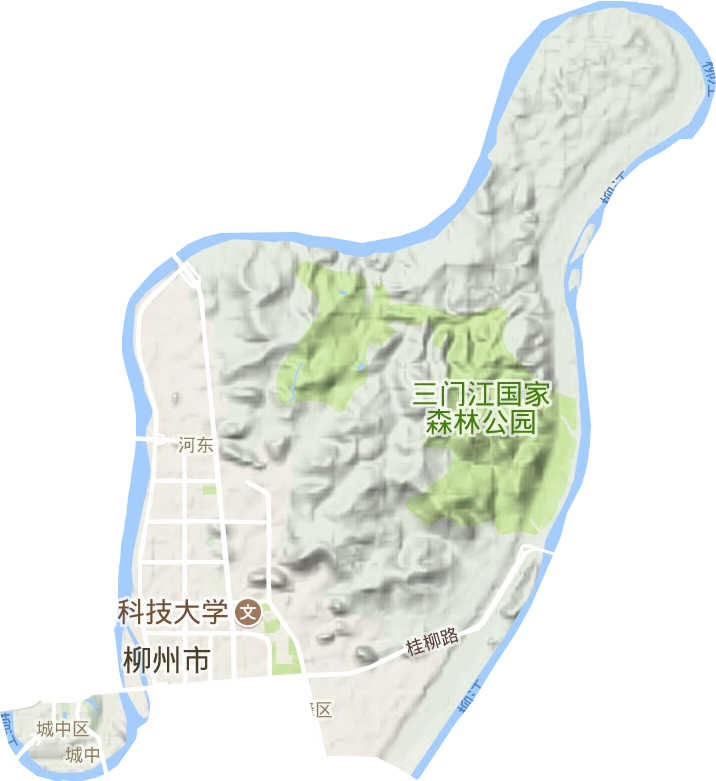 城中區地形圖