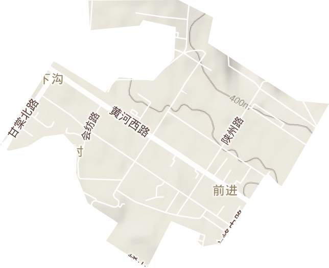 前進街道地形圖