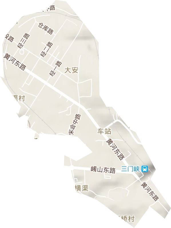 車站街道地形圖