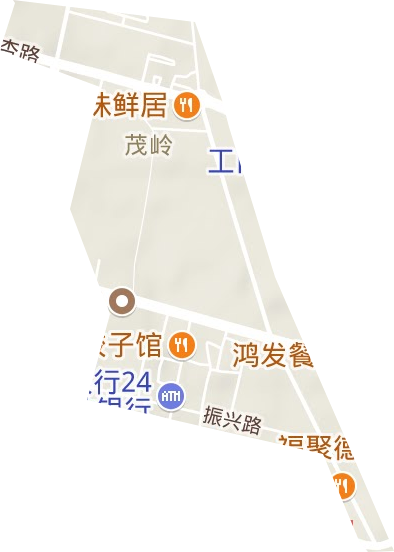 泰山路街道地形圖