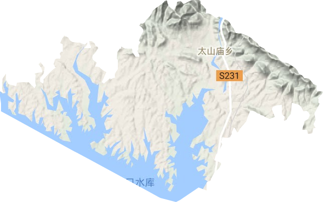 太山廟鄉地形圖