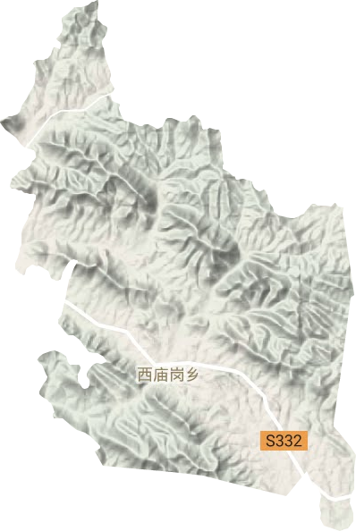 桃溪鎮地形圖