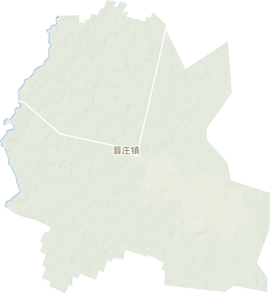 晉莊鎮地形圖