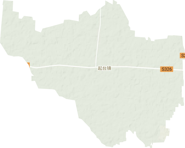 起臺鎮地形圖