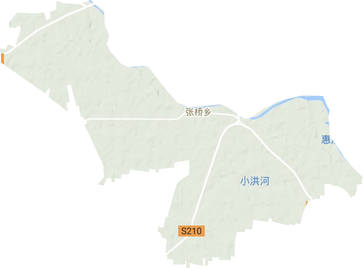 張橋鄉地形圖