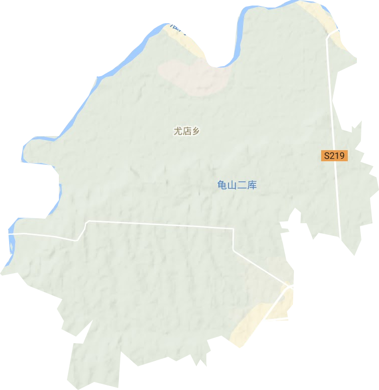 尤店鄉地形圖