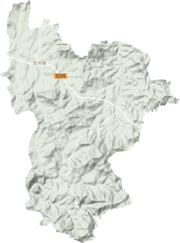 蘇河鎮地形圖