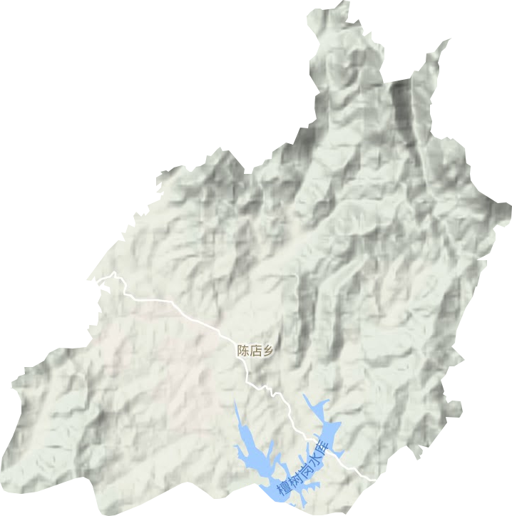 陳店鄉地形圖