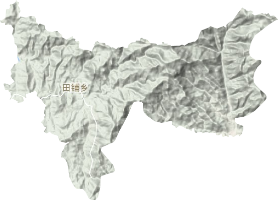 田鋪鄉(xiāng)地形圖