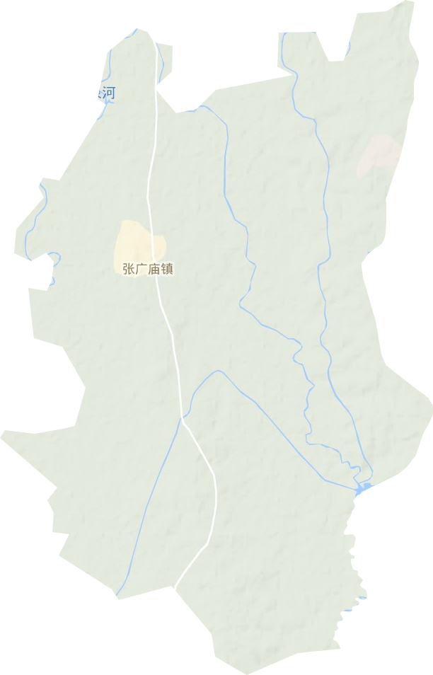 張廣廟鎮地形圖