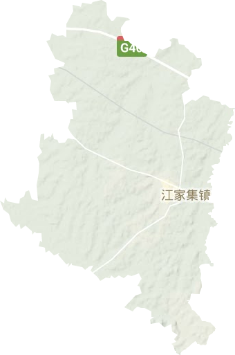 江家集鎮地形圖