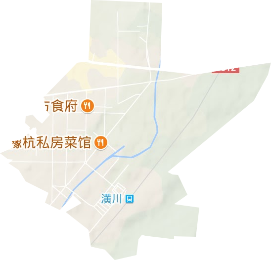 河南省潢川經濟技術開發區地形圖
