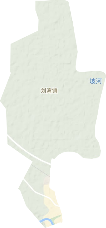 劉灣鎮地形圖