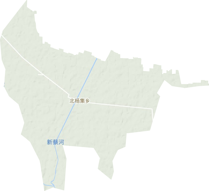 北楊集鄉地形圖