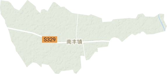 南豐鎮(zhèn)地形圖