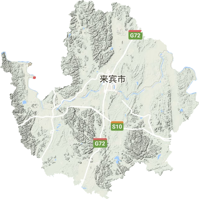 興賓區(qū)地形圖
