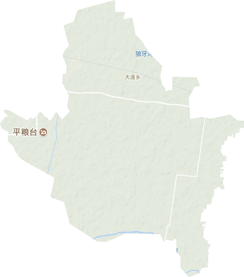 大連鄉(xiāng)地形圖