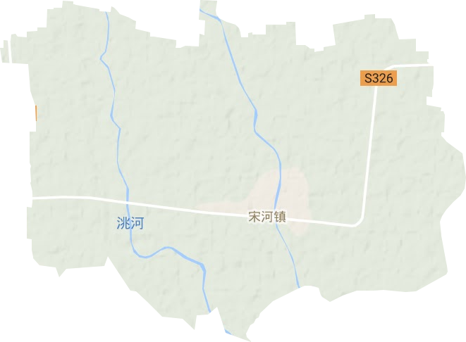 宋河鎮(zhèn)地形圖