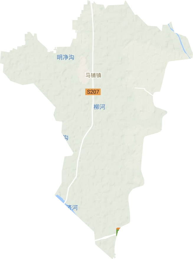 馬鋪鎮地形圖