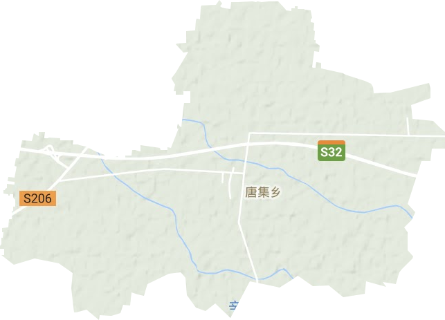 唐集鄉(xiāng)地形圖