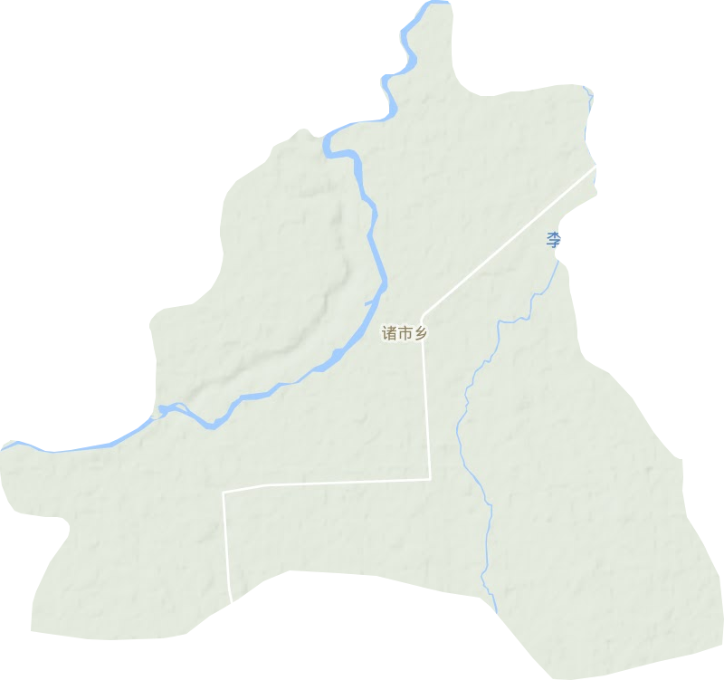 諸市鎮地形圖