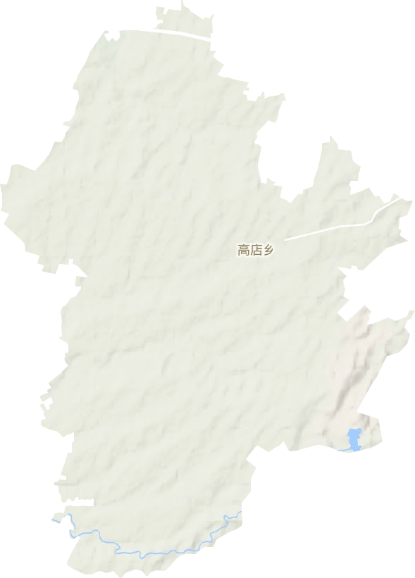 高店鄉(xiāng)地形圖