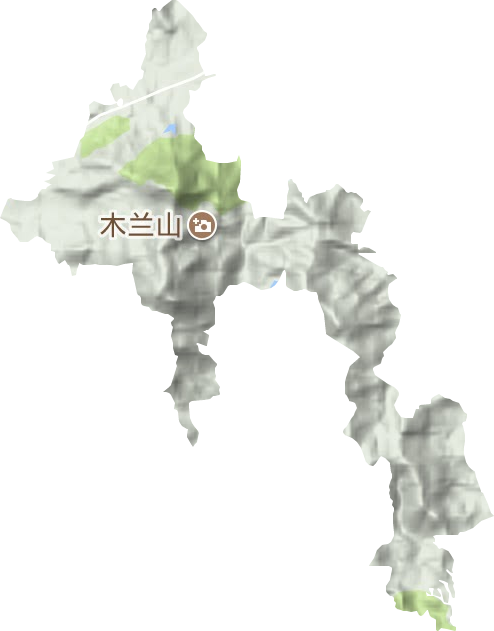 木蘭山風(fēng)景區(qū)地形圖