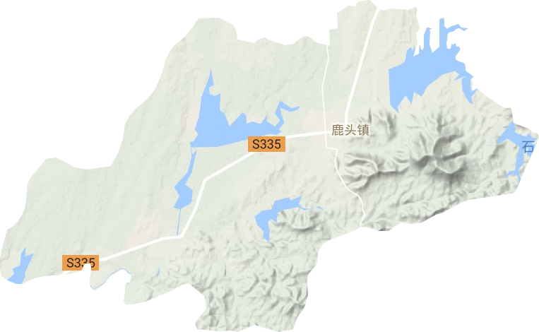 鹿頭鎮地形圖