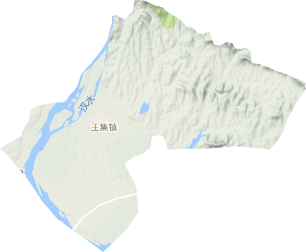 王集鎮地形圖