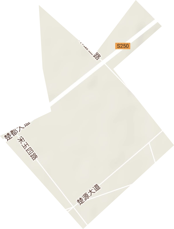 宜城經濟開發區地形圖