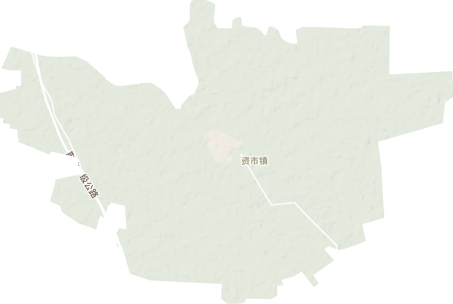 資市鎮地形圖
