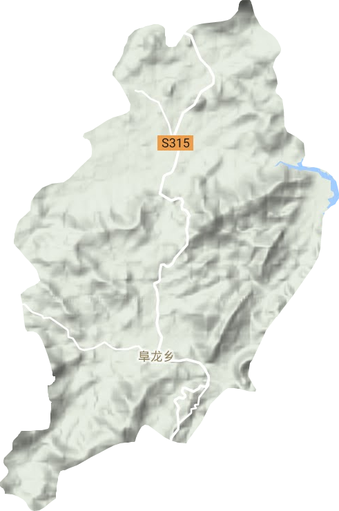 阜龍鄉地形圖