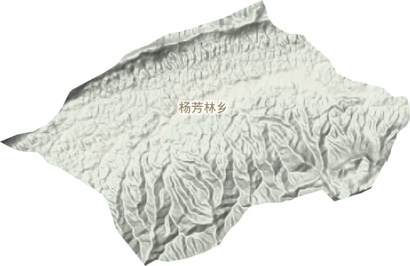 楊芳林鄉(xiāng)地形圖