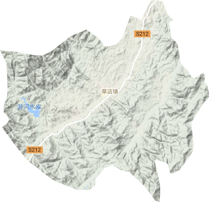 草店鎮地形圖
