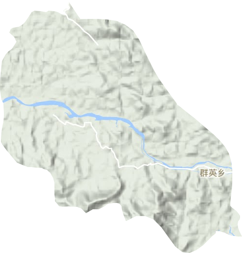 群英鄉(xiāng)地形圖