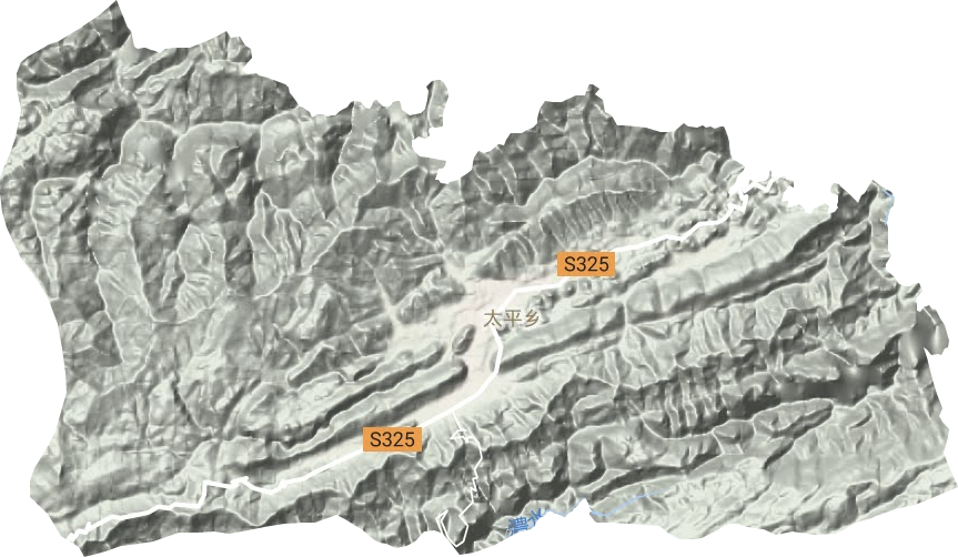 太平鎮地形圖