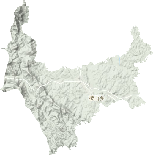 槚山鄉地形圖