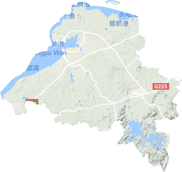儋州市地形圖