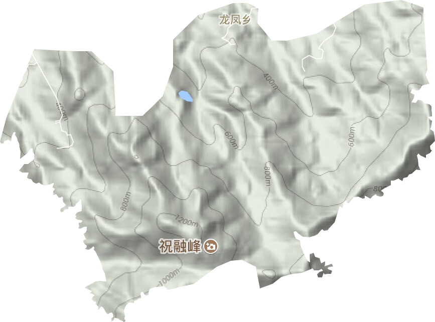 龍鳳鄉地形圖