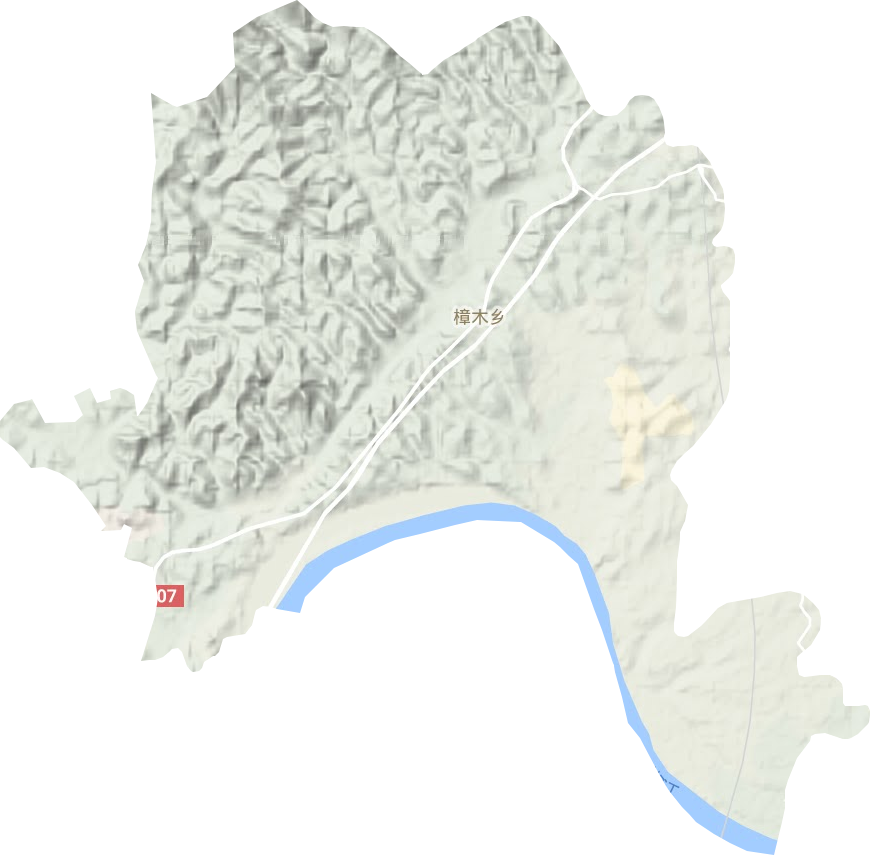 樟木鄉地形圖