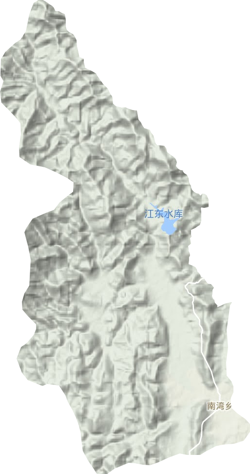 南灣鄉地形圖