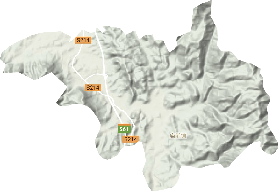 廟前鎮地形圖