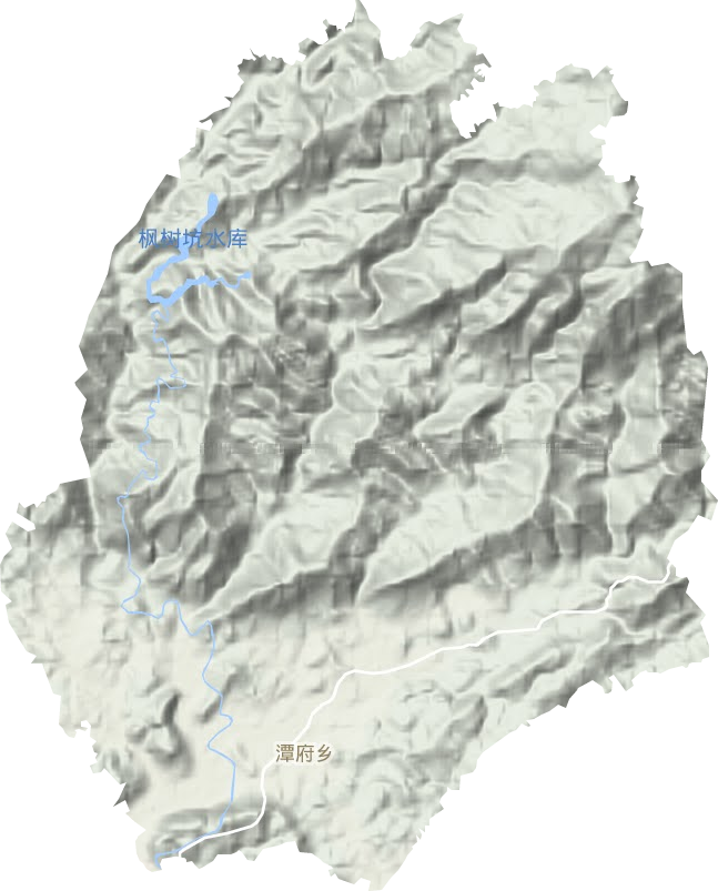 潭府鄉地形圖