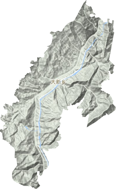 大新鄉地形圖