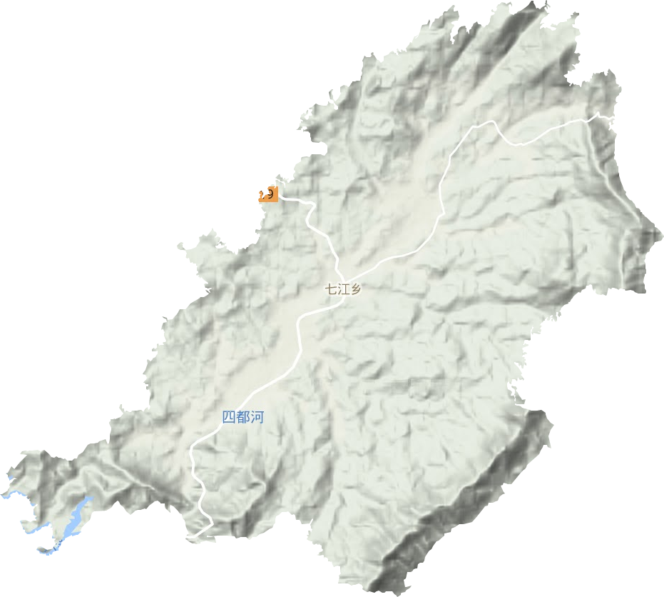 七江鄉地形圖