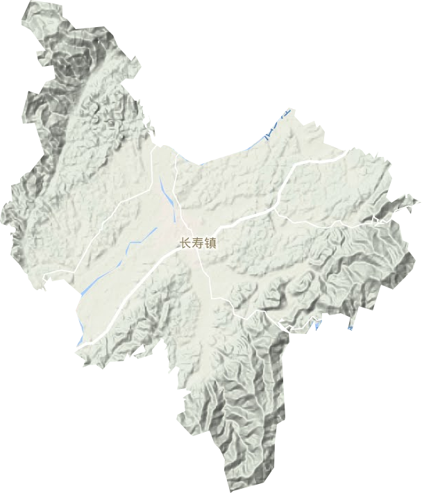 長壽鎮地形圖