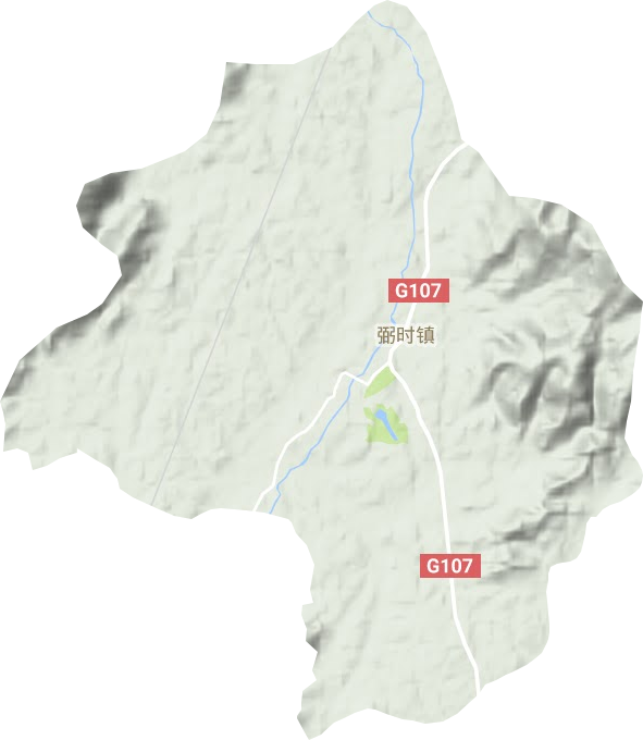 弼時鎮(zhèn)地形圖